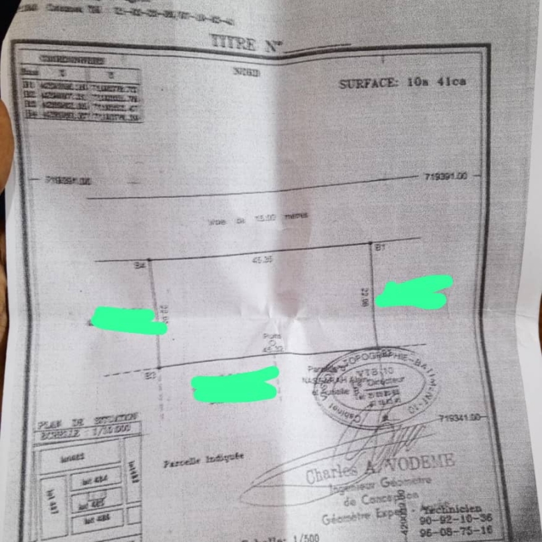 Parcelle à vendre à Abomey-calavi Zopah