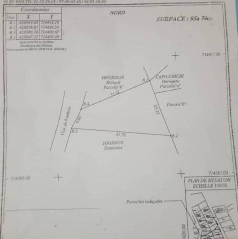 PARCELLE À VENDRE A ABOMEY-CALAVI AITCHEDJI