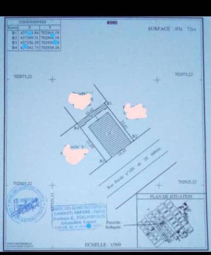 PARCELLE À VENDRE À COTONOU AVENUE STEINMETZ