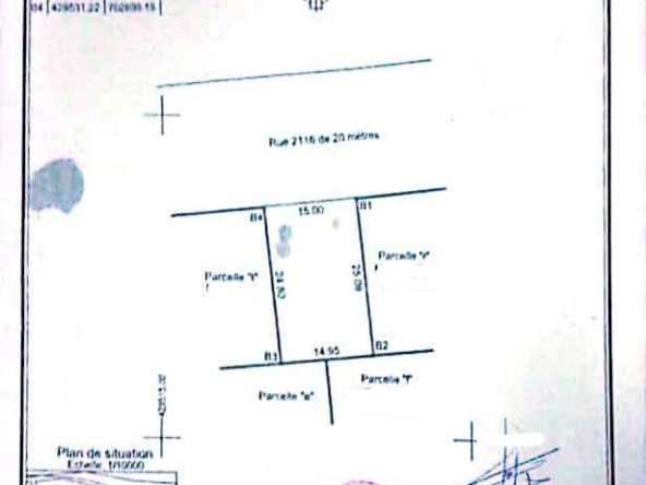 PARCELLE À VENDRE À COTONOU FIDJROSSÈ HOUÉNOUSSOU