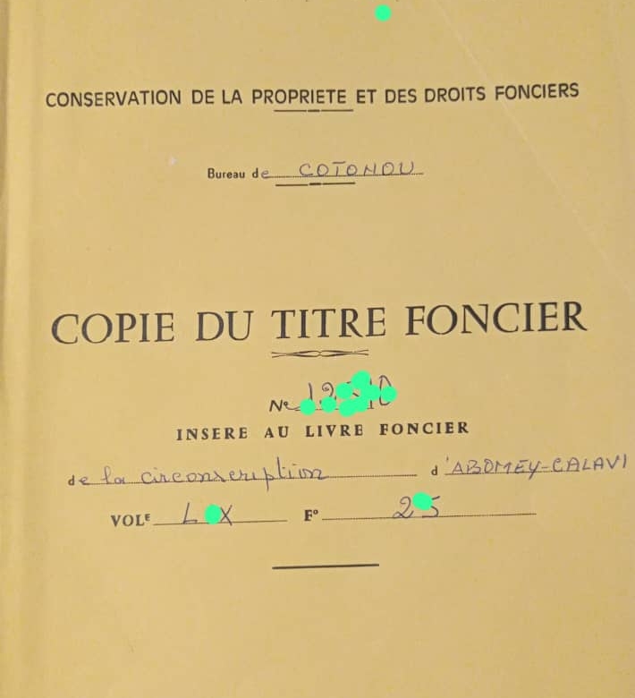 PARCELLE À VENDRE À HEVIÉ DENOU AVEC TF