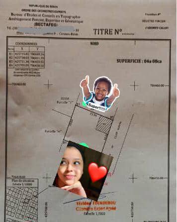 PARCELLE CLÔTURÉE AVEC PORTAIL A VENDRE A GODOMEY ATROKPOCODJI