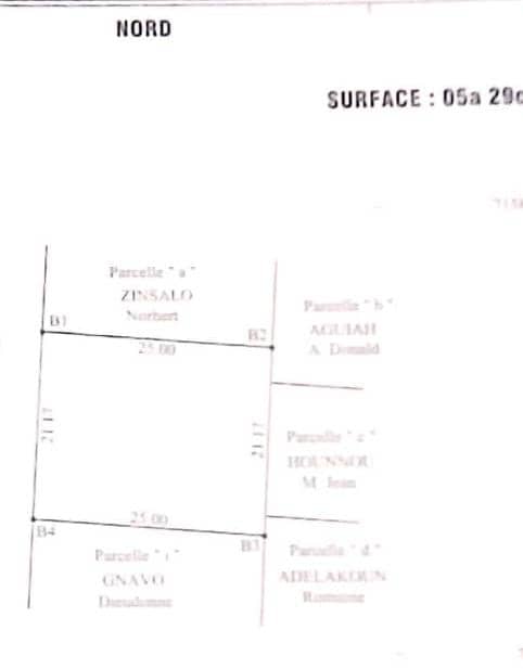 Parcelle à vendre à Abomey-calavi Ahossougbeta