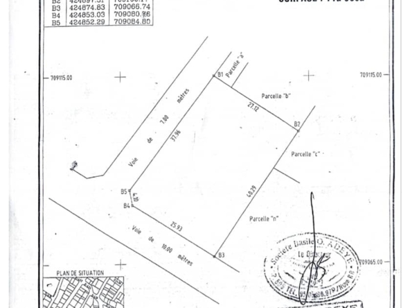 DOMAINE A VENDRE A ABOMEY-CALAVI TANKPE