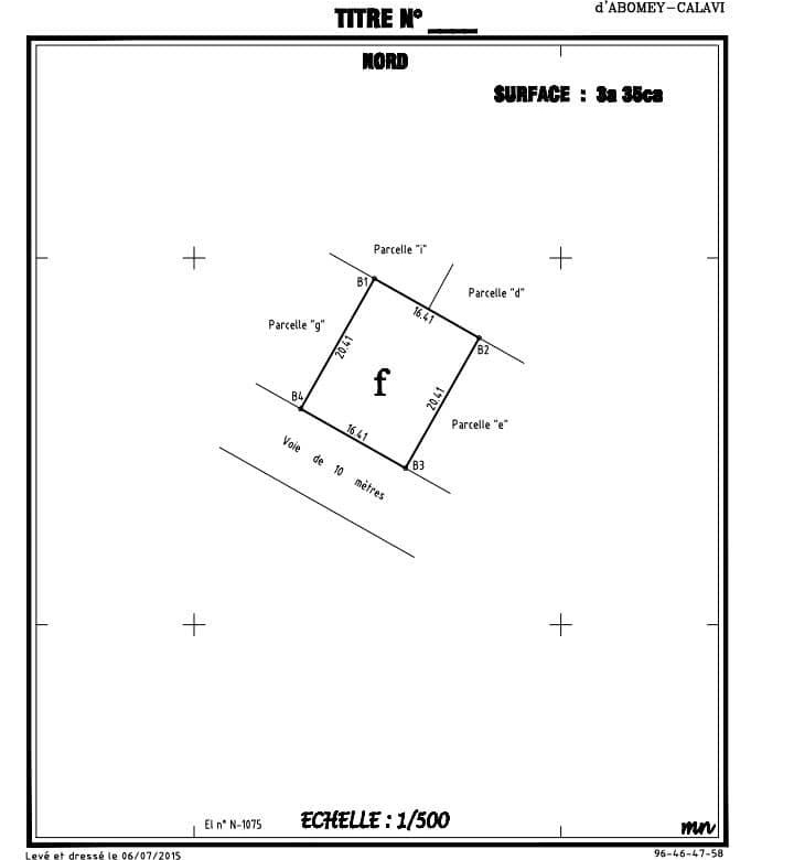 PARCELLE À VENDRE À ABOMEY-CALAVI WOMEY