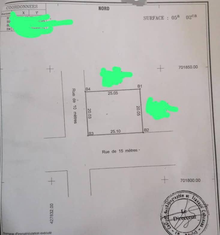 PARCELLE À VENDRE À COTONOU FIDJROSSÈ PLAGE