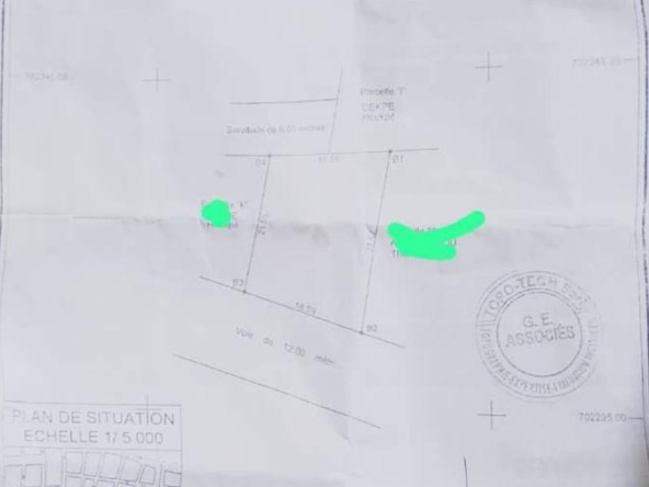 PARCELLE À VENDRE À TOGBIN AVEC TF