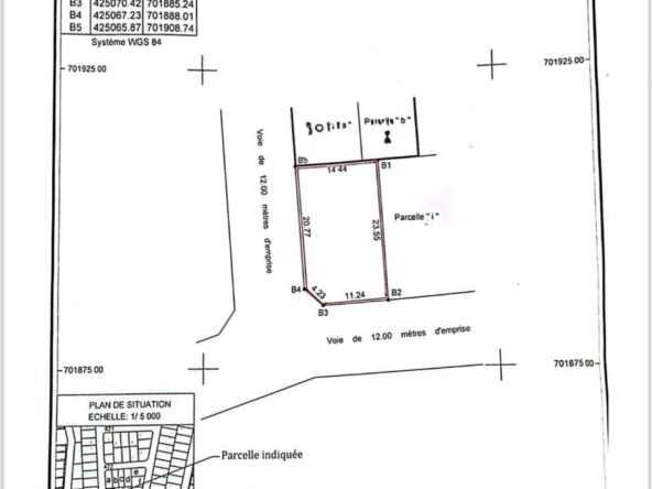Parcelle à vendre à Togbin, zone 3