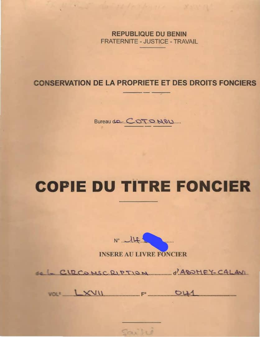 TERRAIN À VENDRE À GLO-DJIGBE