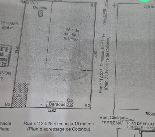 Domaine à vendre à Cotonou Fidjrosse (2)