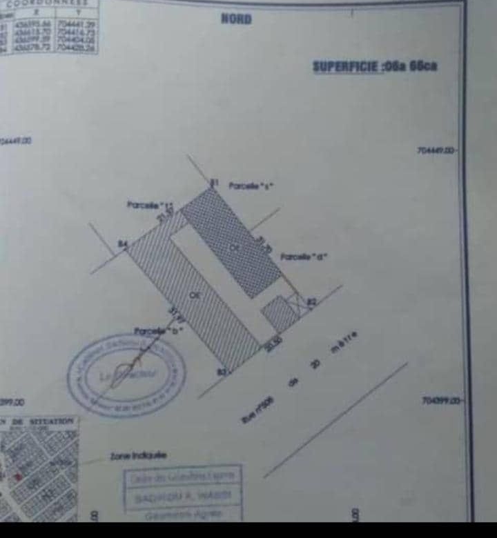 Parcelle à vendre à Cotonou jericho