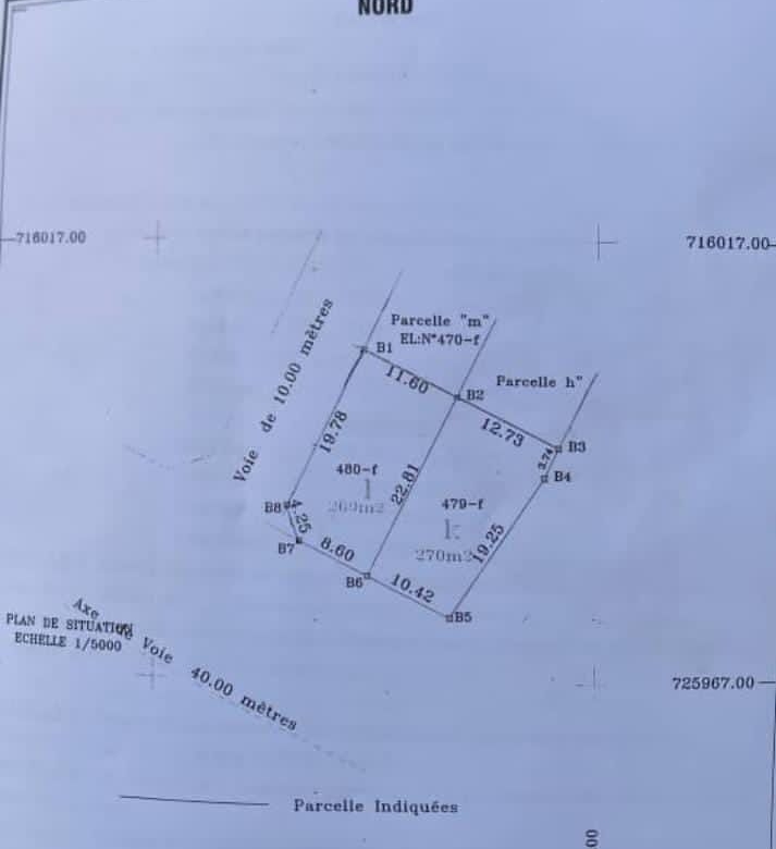 Parcelle à vendre à Abomey Calavi Ahossougbeta