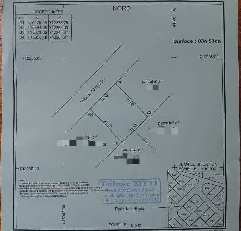 Parcelle à vendre à Calavi Hevié Alassacomey