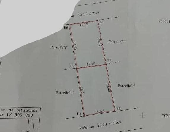 Deux parcelle à vendre à Cotoou Fidjrossè Plage
