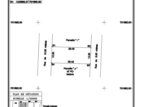 Parcelle à vendre à Cotonou Fidrossè Togbin Plage