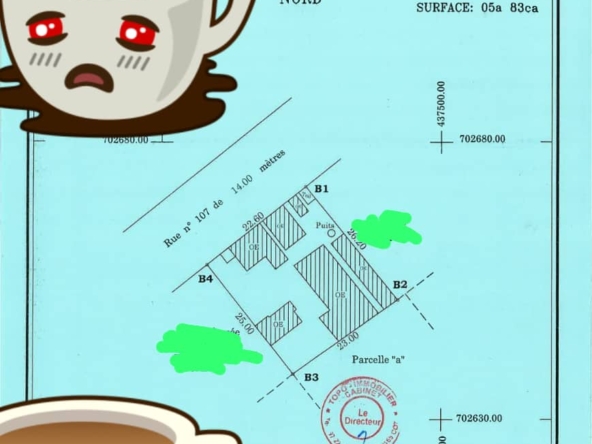 Parcelle à vendre à Cotonou Guinkomey (2)