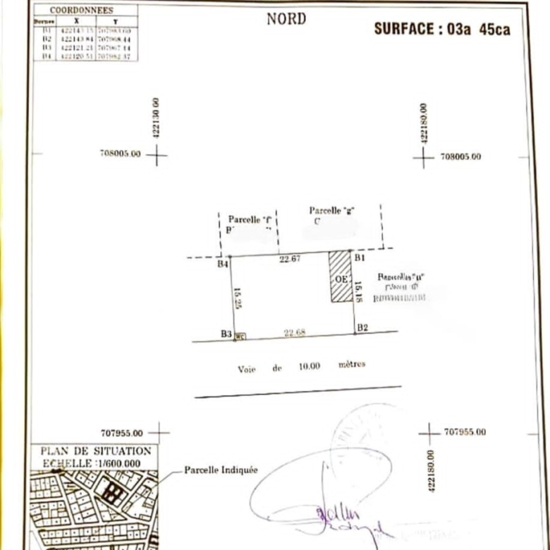 Terrain clôturé à vendre à Abomey-Calavi Womey
