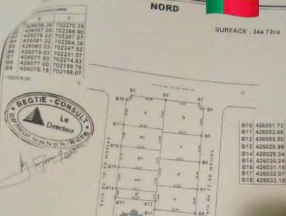 Domaine à vendre à Togbin Plage