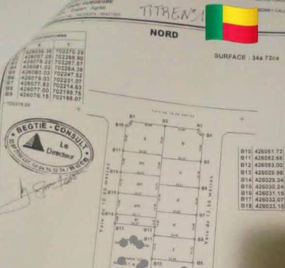 Domaine à vendre à Togbin Plage