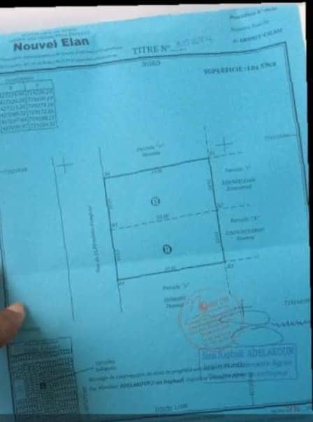 Parcelle clôturée à vendre à Abomey-Calavi Zopah