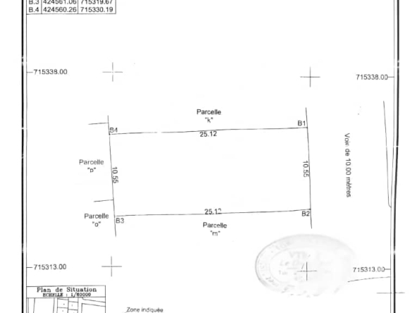 Parcelle à vendre à Abomey-Calavi Ahossougbeta
