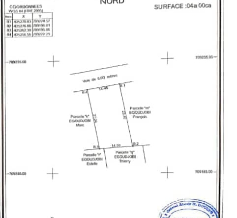 Parcelle à vendre à Abomey-Calavi Tankpè
