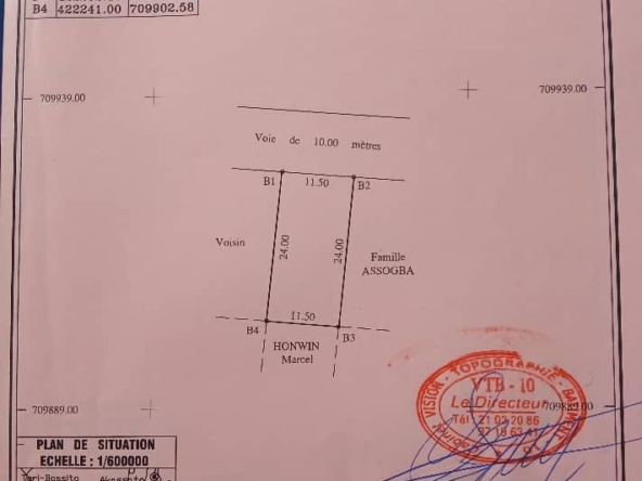 Parcelle à vendre à Abomey-Calavi Togba