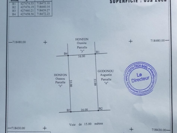 Parcelle à vendre à Abomey-Calavi ZOPAH