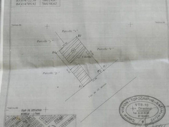 Parcelle à vendre à Cotonou Etoile Rouge