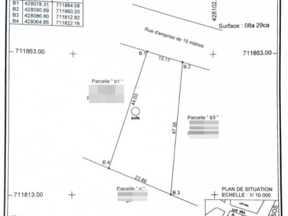 Parcelle à vendre en angle de rue à Abomey-Calavi Agori-Kpota