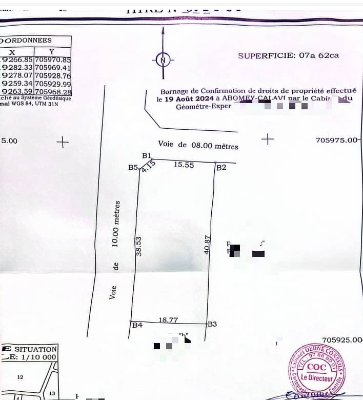 Parcelles à vendre à Cococodji