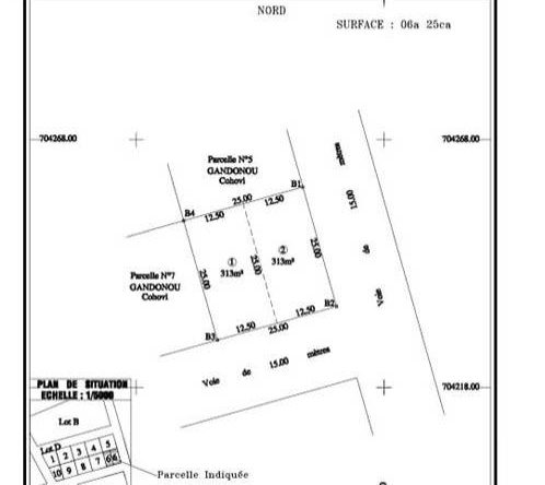 Deux Parcelles à vendre à ADOUNKO