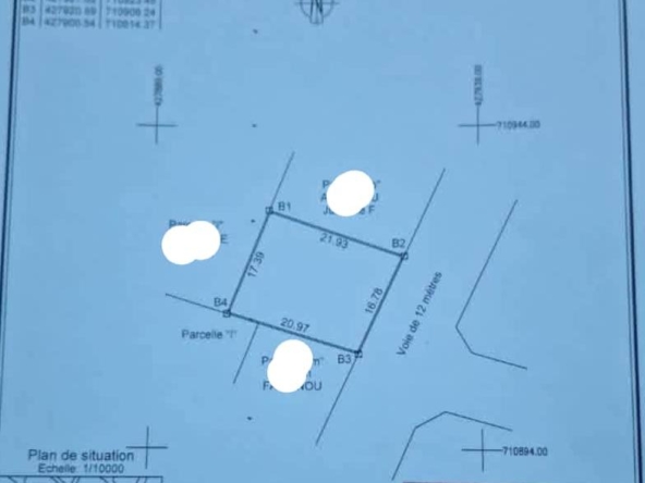 Parcelle à vendre à Abomey-Calavi Bidossessi