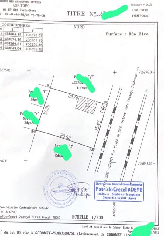Parcelle à vendre à Abomey-Calavi Godomey (5)