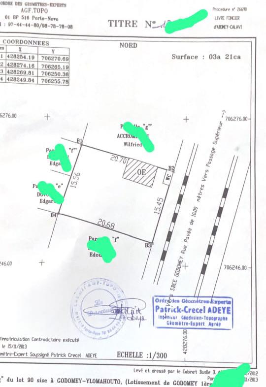Parcelle à vendre à Abomey-Calavi Godomey (5)