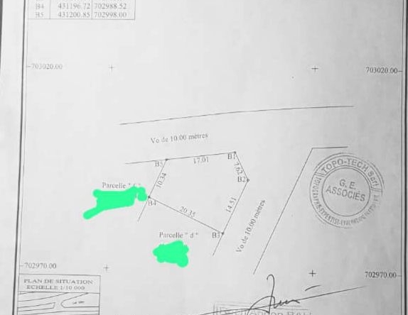 Parcelle à vendre à Cotonou Fidjrossè Centre