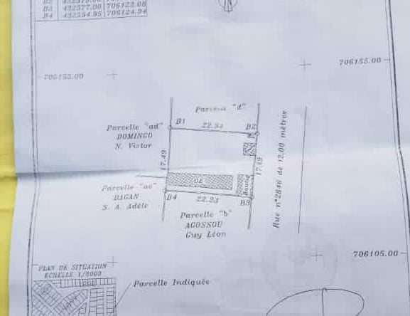 Parcelle à vendre à Cotonou Zogbo