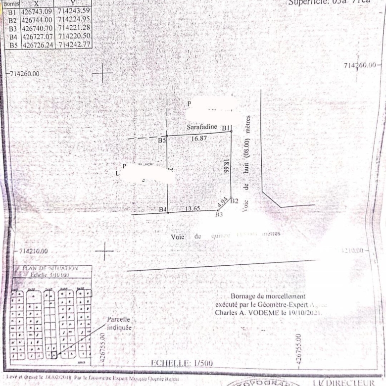 Parcelle à vendre à Abomey-Calavi Aitchédji