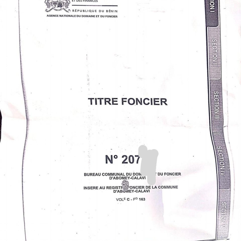 Parcelle à vendre à Abomey-Calavi Aitchédji