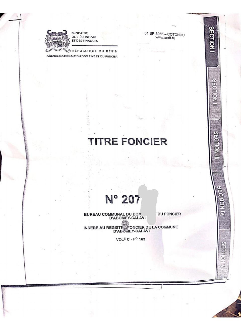 Parcelle à vendre à Abomey-Calavi Aitchédji