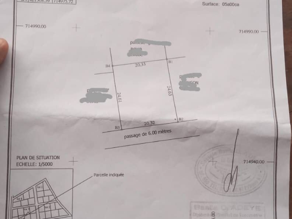 Parcelle à vendre à Abomey-Calavi Ouèdo