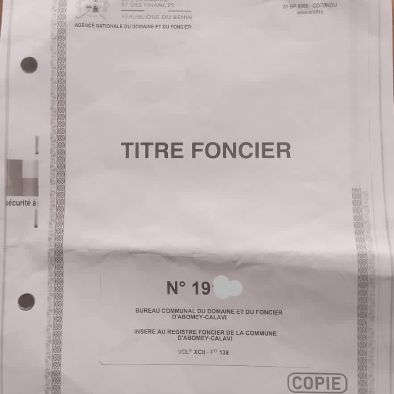 Parcelle à vendre à Abomey-Calavi Ouèdo