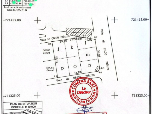Parcelles à vendre à Abomey-Calavi Missessinto