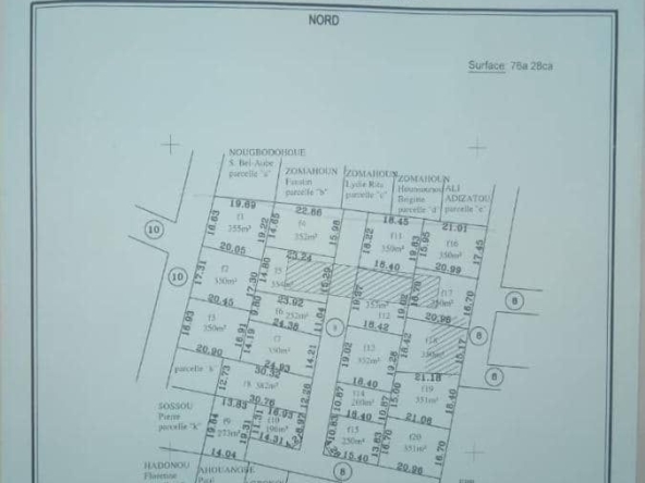 Vingt Parcelle à vendre à Calavi Womey