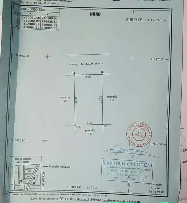 DEUX PARCELLES à vendre à ABOMEY CALAVI ZOPAH (2)