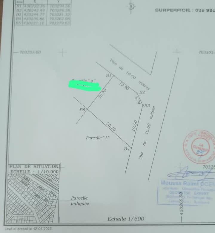 Parcelle à vendre à COTONOU FIDJROSSÈ Kpota (6)