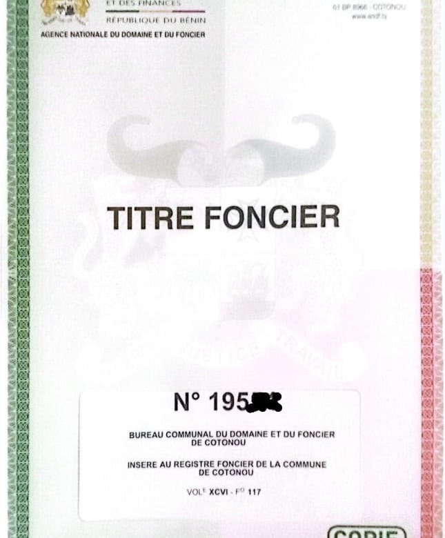 Parcelle a vendre a Cotonou Agontikon