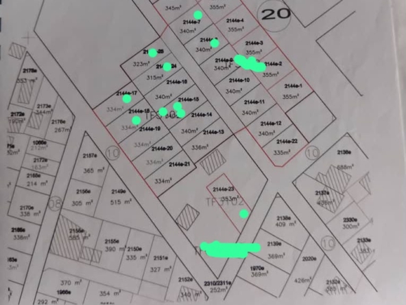 Plusieurs parcelles à vendre à Abomey Calavi HOUETO