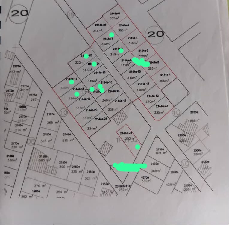 Plusieurs parcelles à vendre à Abomey Calavi HOUETO